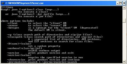 Testing Java Install